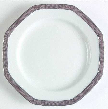 Equestrian Braid Platinum Salad Plate