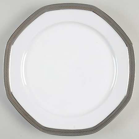 Equestrian Braid Platinum 12" Chop Plate (Round Platter)