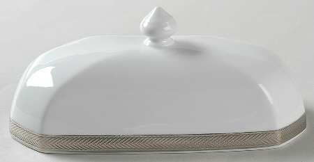 Equestrian Braid Platinum Lid for 1/4 Lb Butter