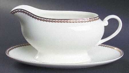 Claridge Gold Gravy Boat & Underplate
