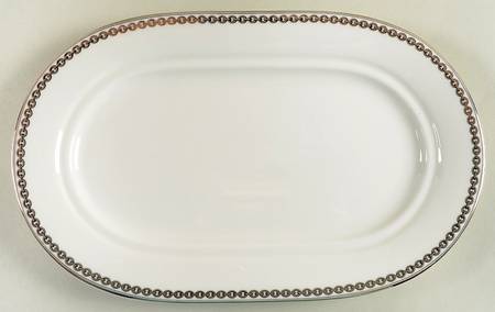 Claridge Platinum Butter Tray