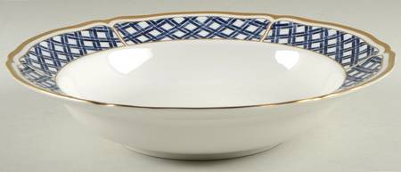Lattice Large Rim Soup Bowl