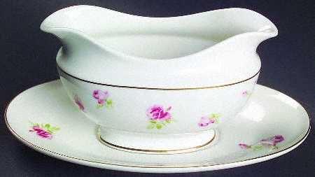 Hampton Blossom Gravy Boat & Underplate by Ralph Lauren China