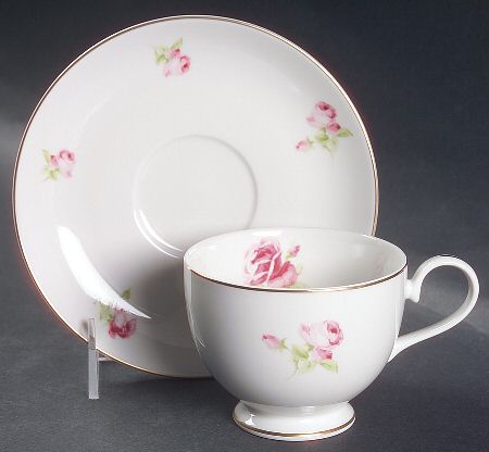 Hampton Blossom Footed Cup & Saucer Set