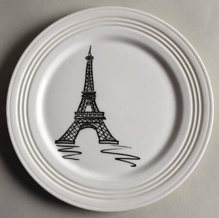 Tin Can Alley Accent Luncheon Plate