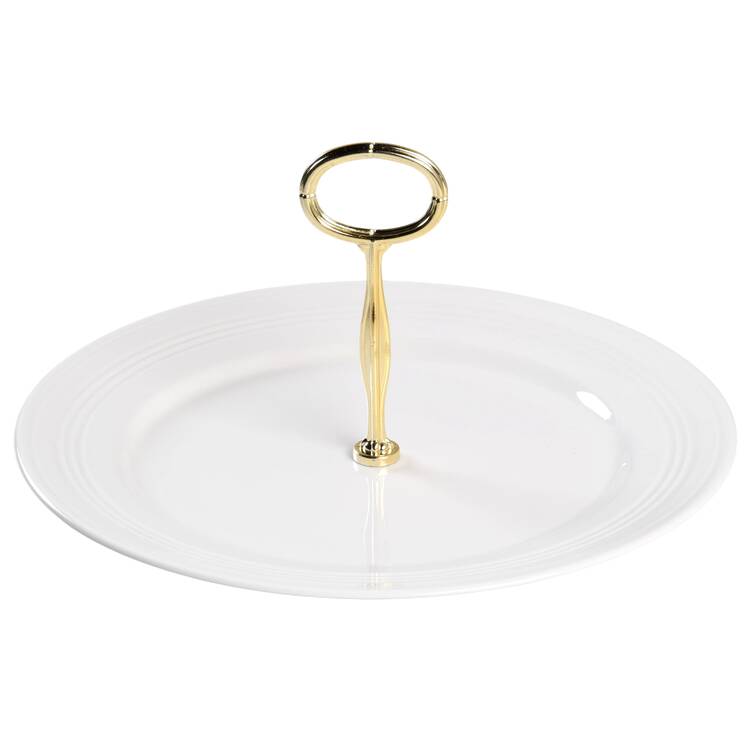 Tin Can Alley Round Serving Plate with Center Handle (Dp) Hc