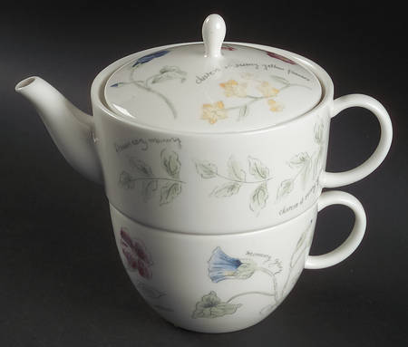 Artist Sketchbook Individual Teapot & Lid with Cup by Lenox