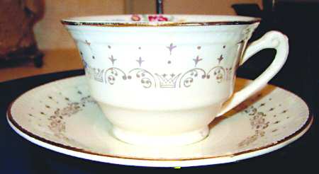 Coronet Footed Cup & Saucer Set