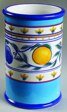 Majolica Utensil Holder