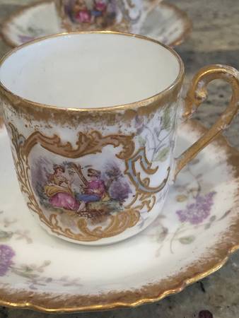 LSS134 Flat Demitasse Cup & Saucer Set