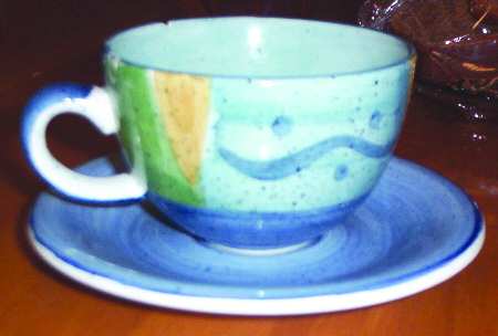 Monterey Flat Cup & Saucer Set