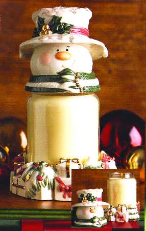 Hosting the Holidays Round Box & Lid with Candle
