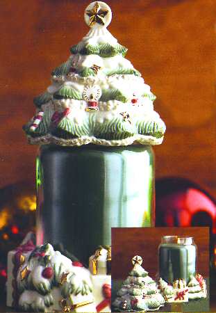 Hosting the Holidays Round Box & Lid with Candle