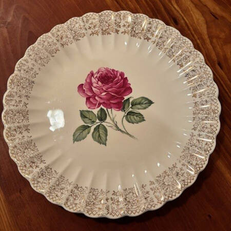 American Beauty Rose (Fil#TCS518) by Limoges-American