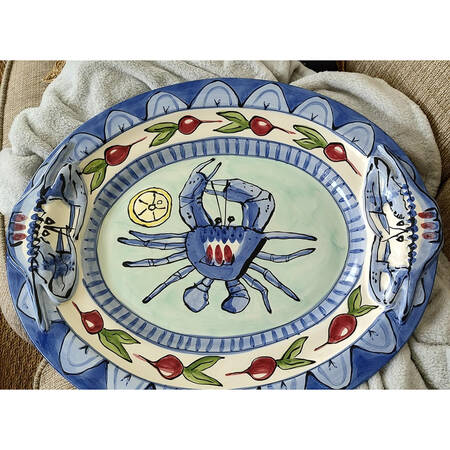 LST2 12" Oval Serving Platter