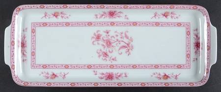 Fougere Indienne Red Large Sandwich Tray