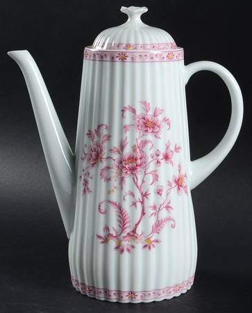 Fougere Indienne Red Coffee Pot & Lid