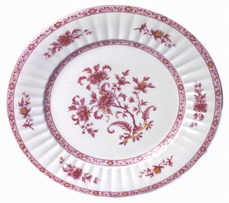 Fougere Indienne Red Dinner Plate