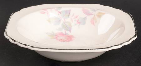 Rose Marie (Pearl Ivory) Rim Fruit/Dessert (Sauce) Bowl