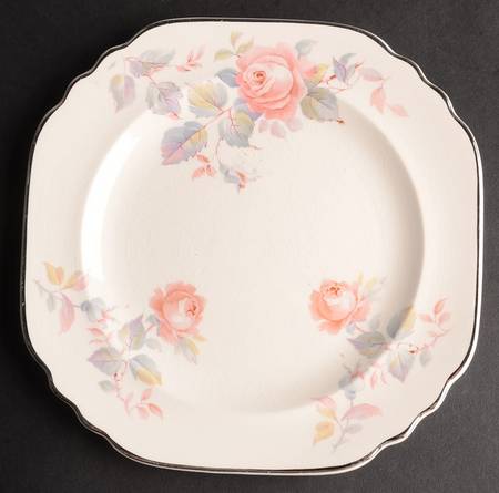 Rose Marie (Pearl Ivory) Dessert/Pie Plate