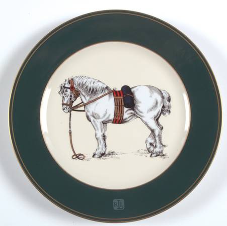 Equestrian Luncheon Plate