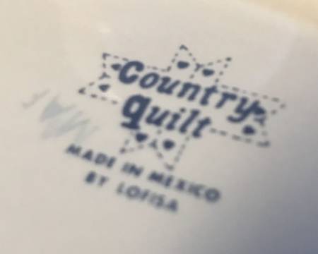 Country Quilt Salt & Pepper Set