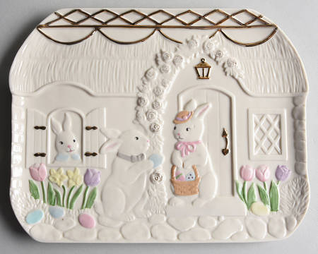 Easter Figural Serving Tray