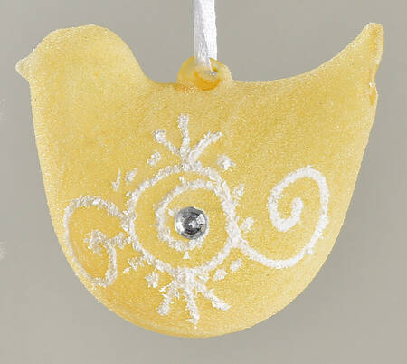 Easter Glassware Ornament Bird