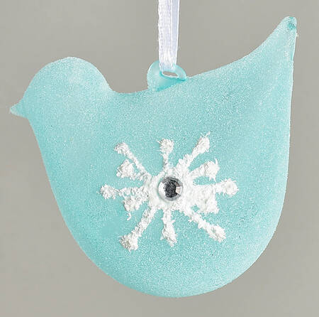 Easter Glassware Ornament Bird
