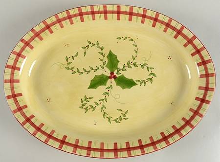 Holiday 16" Oval Serving Platter