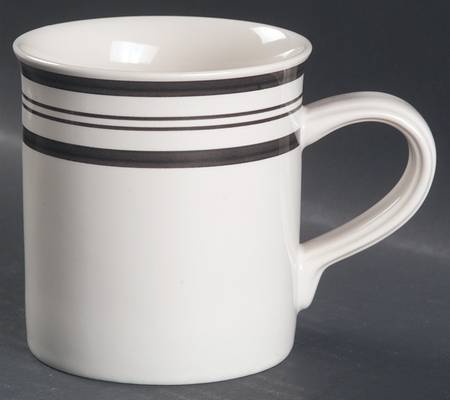 Cafe Stripe Black Mug by Ralph Lauren China