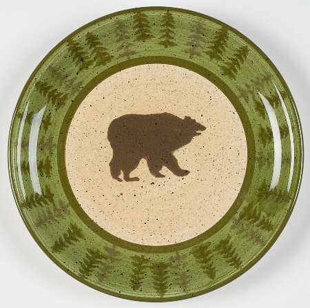 Rustic Lodge Salad Plate