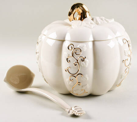 Pumpkin Collection Tureen & Lid w/Ladle