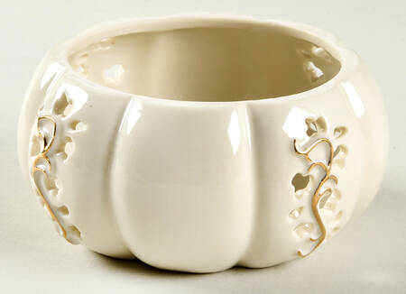 Pumpkin Collection Pierced Candle Votive No Lid