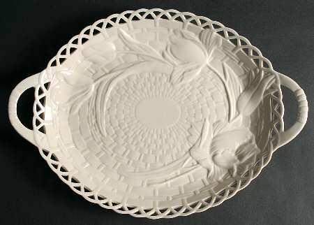 Basket of Flowers Medium Oval Tray