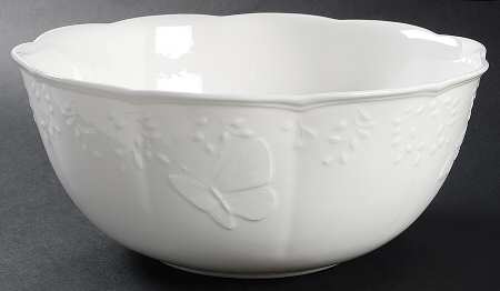 Butterfly Meadow Cloud 11" Large Salad Serving Bowl