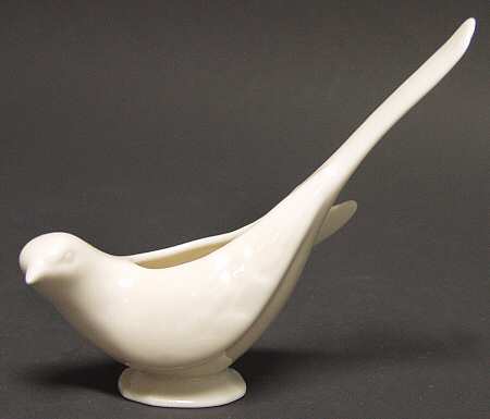 Bird Collection Cream Figural Planter