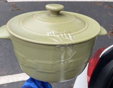 Woven Traditions Sage Dutch Oven with Lid