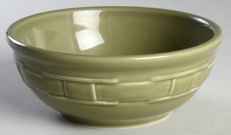 Woven Traditions Sage Coupe Cereal Bowl