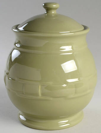Woven Traditions Sage Large Canister & Lid