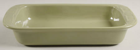 Woven Traditions Sage 13"  Rectangular Baker