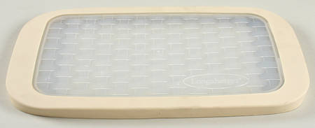 Woven Traditions Sage Plastic Lid for 16" Rectangular Baker