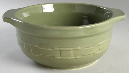 Woven Traditions Sage 4 Quart Round Casserole No Lid