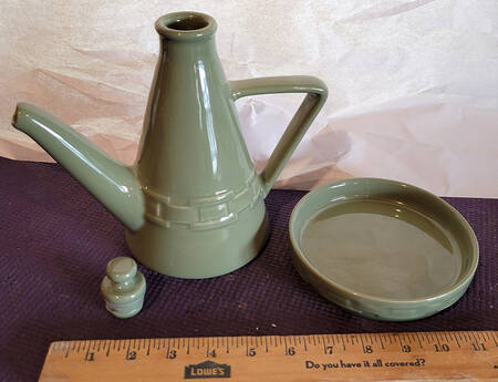 Woven Traditions Sage Oil and Stopper with Dipping Plate