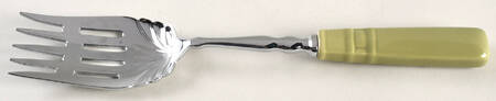 Woven Traditions Sage Pasta Serving Fork