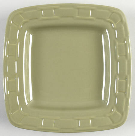 Woven Traditions Sage Square Bread & Butter Plate by Longaberger