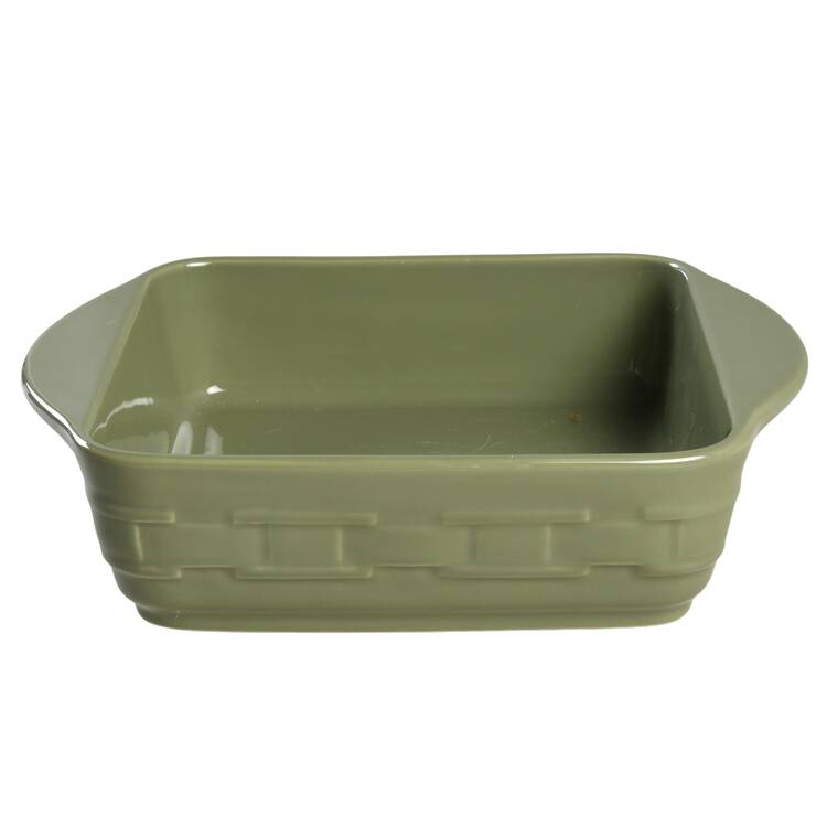 Woven Traditions Sage 11" Square Baker by Longaberger