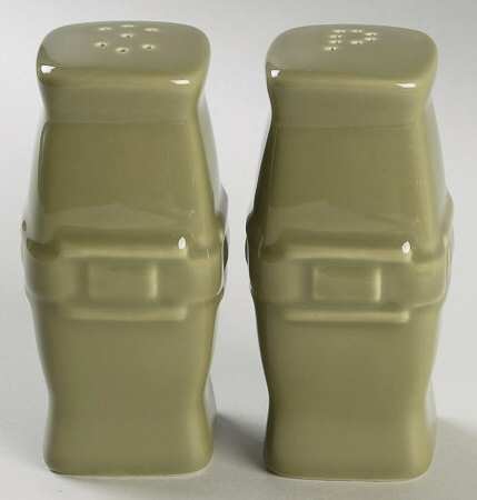 Woven Traditions Sage Salt & Pepper Set