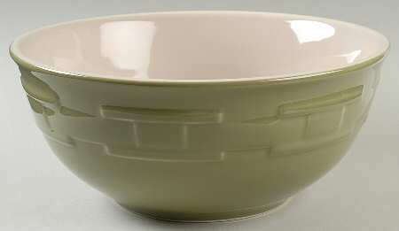 Woven Traditions Sage 11" Round Serving Bowl