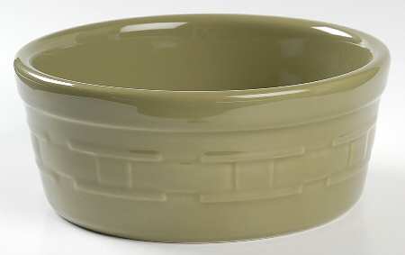 Woven Traditions Sage Pet Bowl by Longaberger
